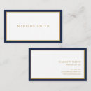 Recherche de bleu nuit cartes visite Simple