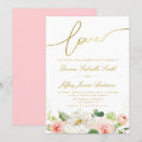 Search for pink and gold engagement party invitations Watercolor