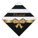 Search for black and gold graduation cap toppers Girly