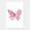 Recherche de butterfly post its Floral