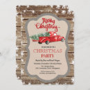 Search for red vintage truck invitations Rustic