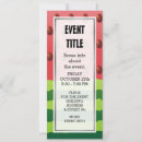 Search for watermelon seeds invitations Green
