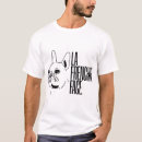 Search for frenchie tshirts White