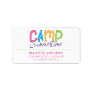 Search for summer camp return address labels Camping