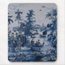 Recherche de chinoiserie tapis souris Bleu et blanc