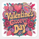 Search for retro valentines day stickers Vintage