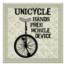 Recherche de monocycle posters Drôle