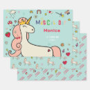 Search for unicorn birthday wrapping paper Colorful