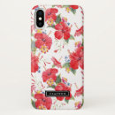 Recherche de fleurs tropicales iphone coques Aquarelle