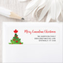 Search for canada return address labels Xmas
