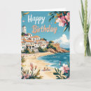 Search for beach birthday cards Elegant
