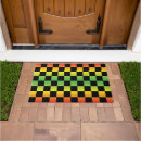 Search for checkered pattern doormats Family