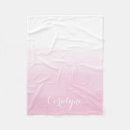 Search for pink watercolor fleece blankets Modern