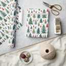 Search for white with christmas trees wrapping paper Green