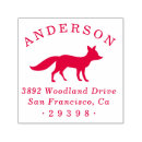 Search for woodland animals rubber stamps Fox