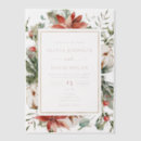 Search for evergreen and red berries invitations Bride