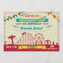 Search for carousel party invitations Funfair