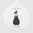 Search for musical theatre ornaments Singer