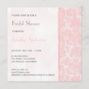 Recherche de lace bridal shower invitations Romantique