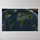 Search for satellite map art World