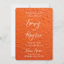Search for texture wedding invitations Orange