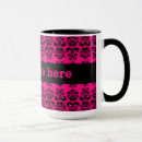 Recherche de fuschia tasses Élégant