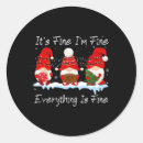 Search for everything is fine stickers Merry christmas
