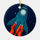 Search for outer space ornaments Rocket ship