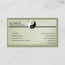 Recherche de accupuncture cartes visite Doctor