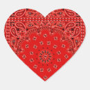 Recherche de red bandana stickers Rouge