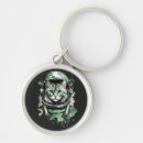 Search for green cat keychains Watercolor