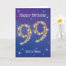 Search for 99th birthday cards 99 years old