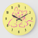 Recherche de grand chat horloges Animal