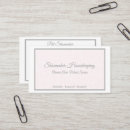 Recherche de services personnels cartes visite Professionnel