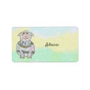 Search for funny sheep return address labels Lamb