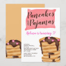 Search for pancakes and pajamas invitations Pink