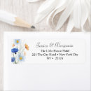 Search for daisies return address labels Blue