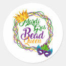 Search for mardi gras bead stickers Fat tuesday
