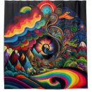 Search for trippy shower curtains Colorful