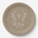 Search for housewarming party supplies Monogrammed