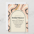 Search for pink black bridal shower invitations Retro