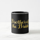 Search for brother of the bride mugs Funny