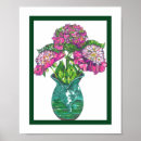 Search for pretty green posters Hydrangea