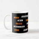 Search for inspirational word mugs Black