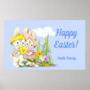 Search for bunny happy easter posters Vintage