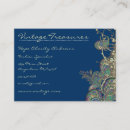 Recherche de paisley cartes visite Vintage