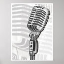 Recherche de microphone posters Music
