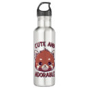Search for red panda water bottles Cute