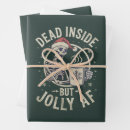 Search for skull christmas wrapping paper Festive