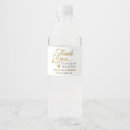 Search for thank you water bottle labels Elegant